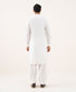 Men's Falak Plain Off-White Kurta Shalwar